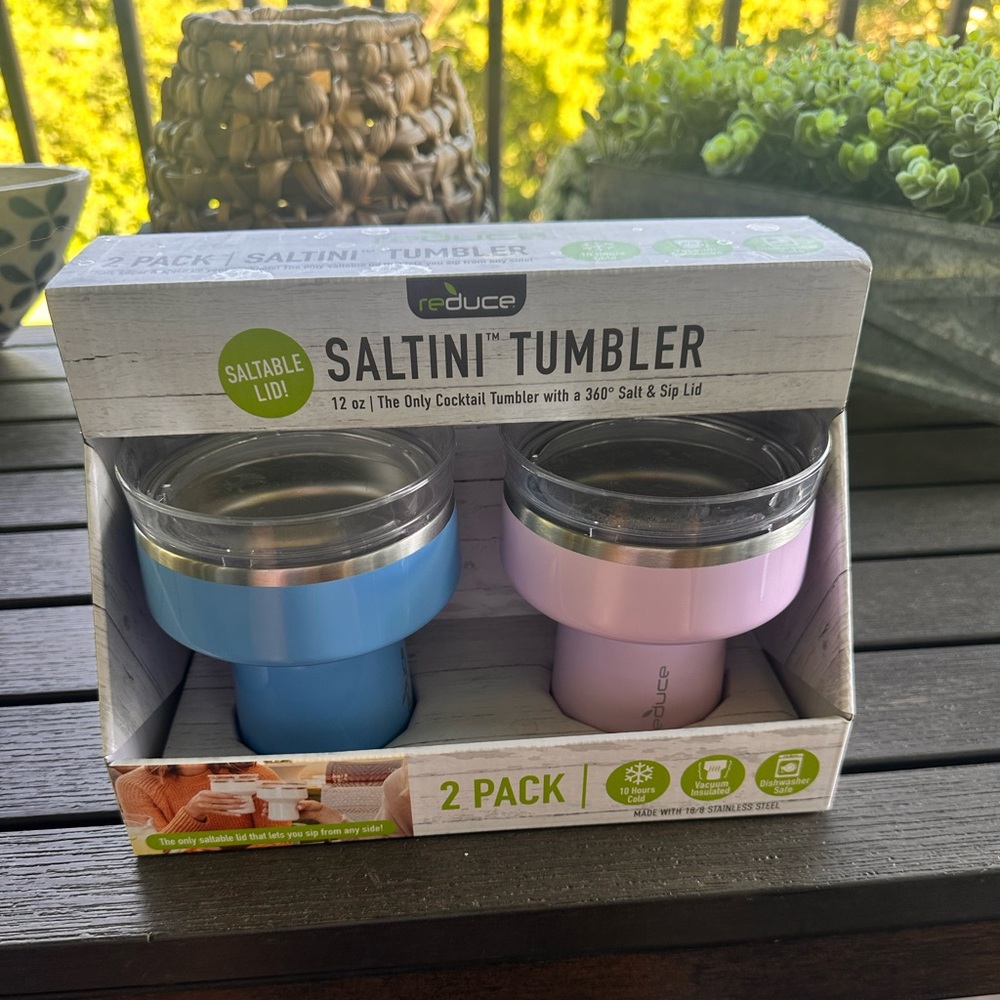 Saltin Tumbler 2-Pack - Blue and Purple/lavender
